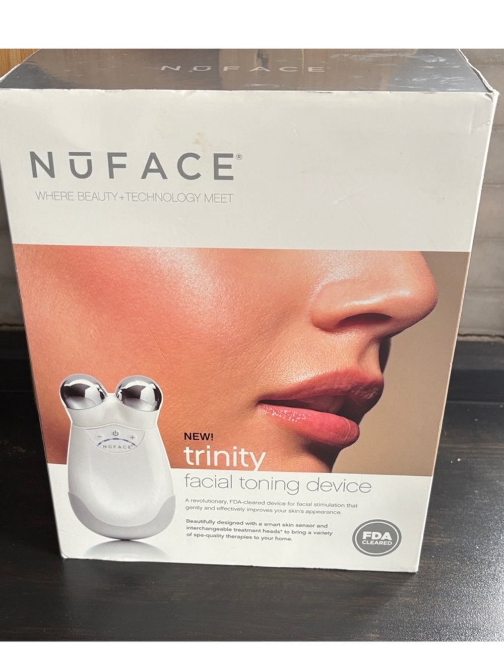 NuFace Trinity Facial Toning Device - White and Silver
